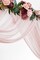Wedding Arch Draping Fabric 2 Panels 20Ft Dusty Rose Chiffon Fabric Drapes Arbor Drapery Wedding Ceremony Reception Swag Decorations